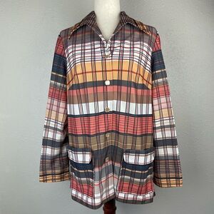 Vintage Ample Togs 70’s Button Down Shirt Size XL EUC